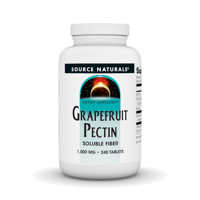 Source Naturals Grapefruit Pectin - 1000 mg Soluble Fiber, 240 Tablets