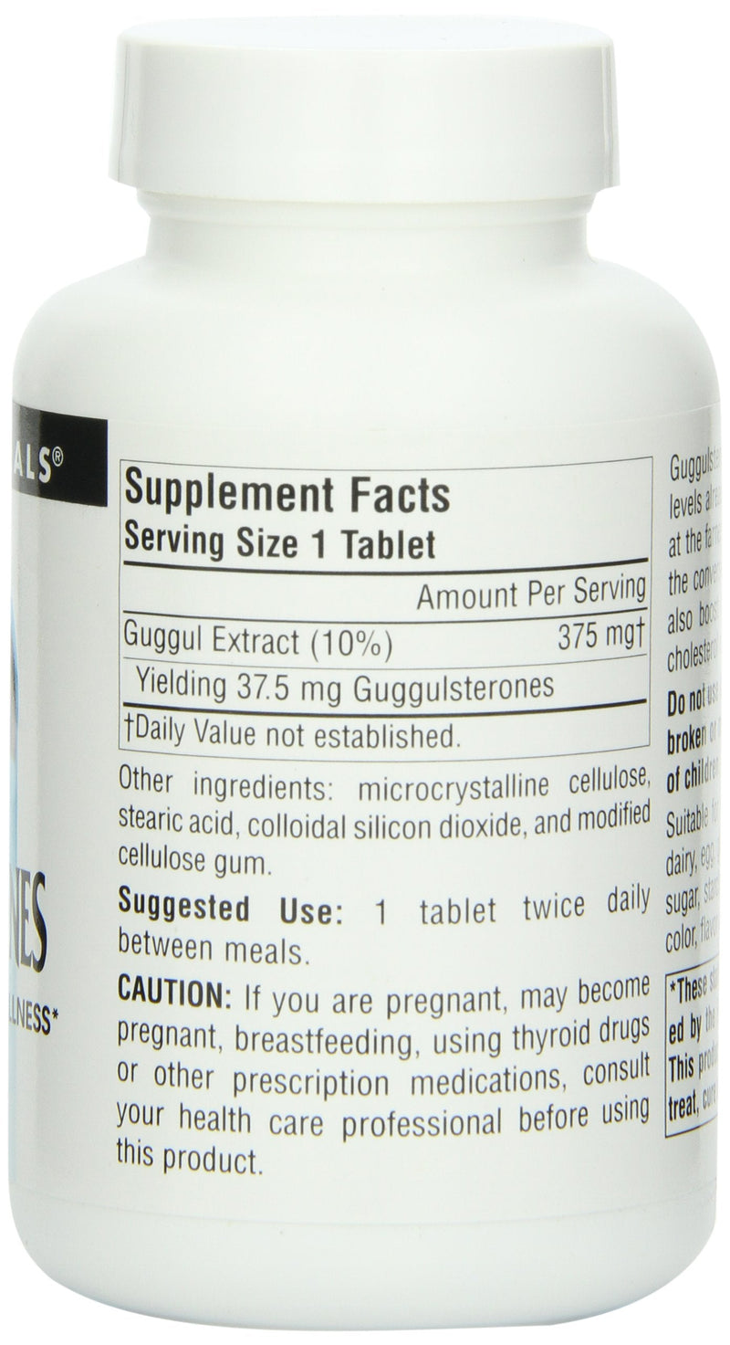 Source Naturals Guggulsterones 37.5 mg – 120 Tablets | Heart & Artery Support