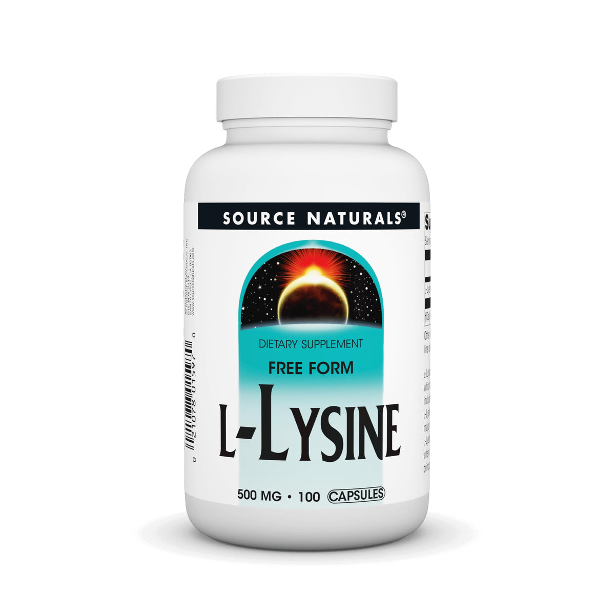 Source Naturals L-Lysine Free Form - Amino Acid Supplement for Collage ...