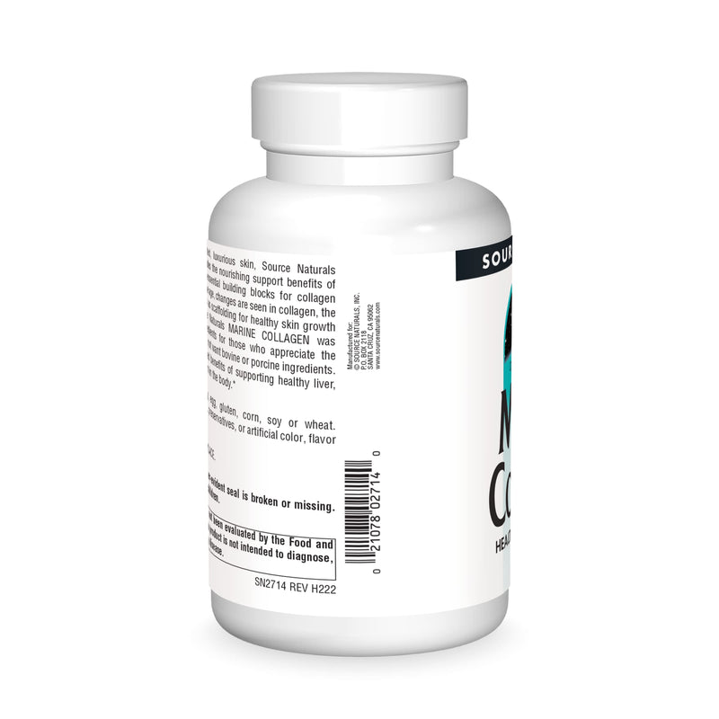 Source Naturals Marine Collagen - Healthy Skin Support* (240 Tablets) | Type 1 Collagen