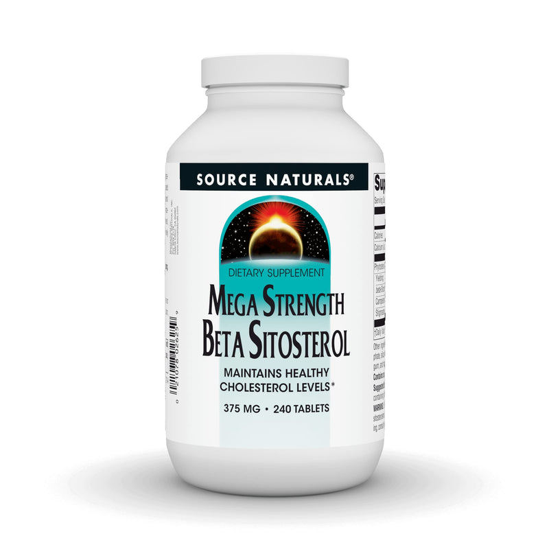Source Naturals Mega Strength Beta Sitosterol 375mg - 240 Tablets