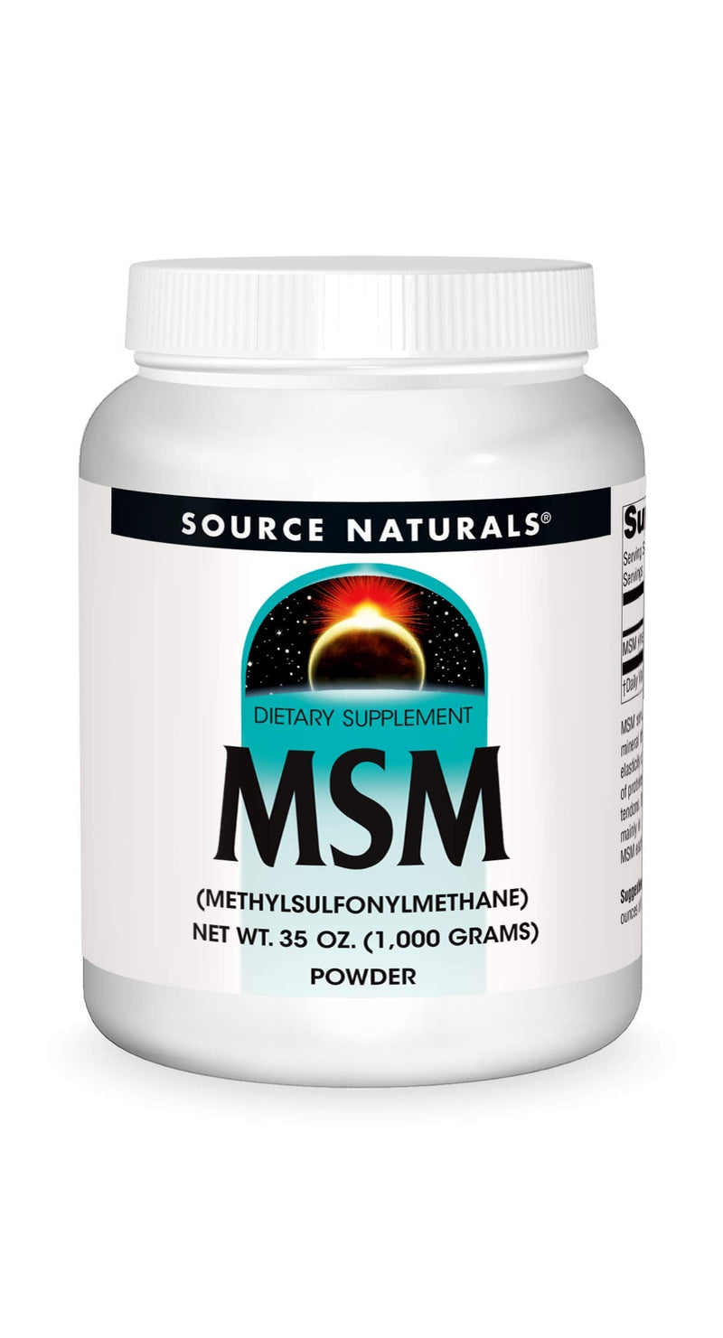 Source Naturals MSM (Methylsulfonylmethane) Powder – 35 oz (1,000 g)