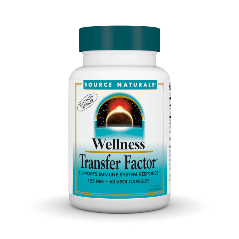 Source Naturals Wellness Transfer Factor 125 mg - 60 Veg Capsules | Immune Support
