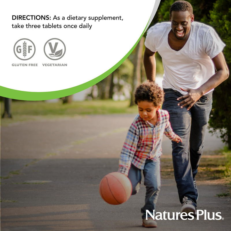 NaturesPlus Source of Life - Multivitamin & Mineral, 2x180 Tablets (40 Servings)