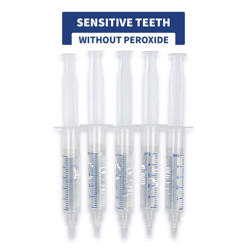 SOVA White Teeth Whitening Replacement Gel – Non-Peroxide, 5 Pack