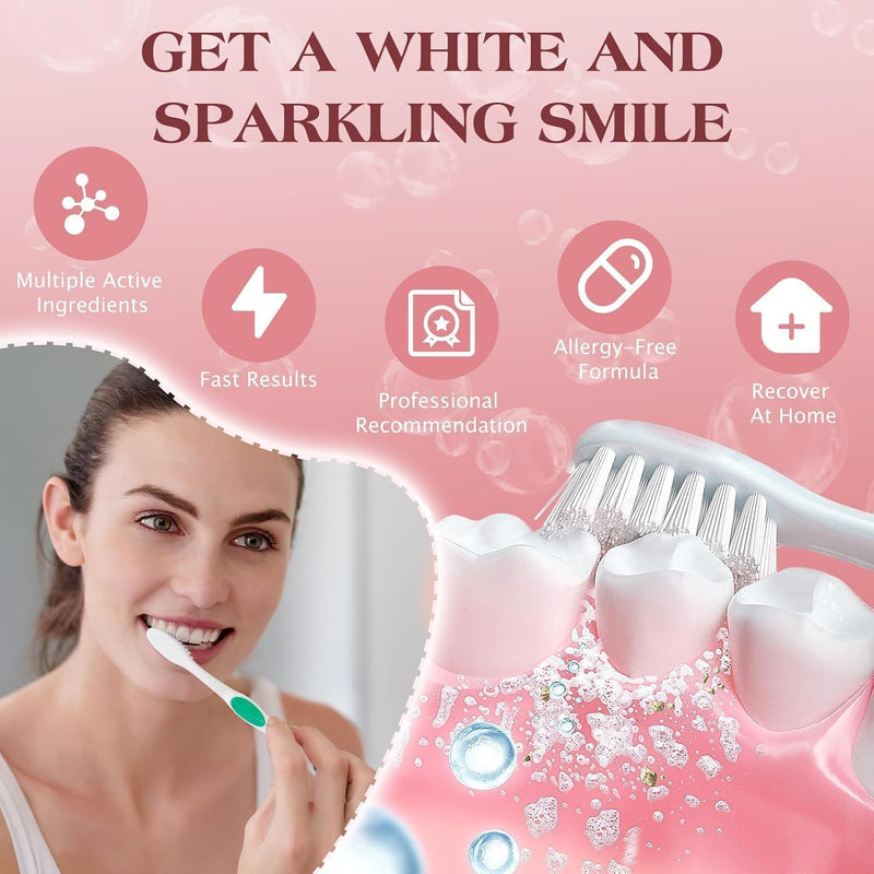 SP-6 Probiotic Whitening Toothpaste - 2-Pack, 4.9 oz Each | 6 Probiotics, Enamel Protection, Fluoride-Free, Fresh Mint