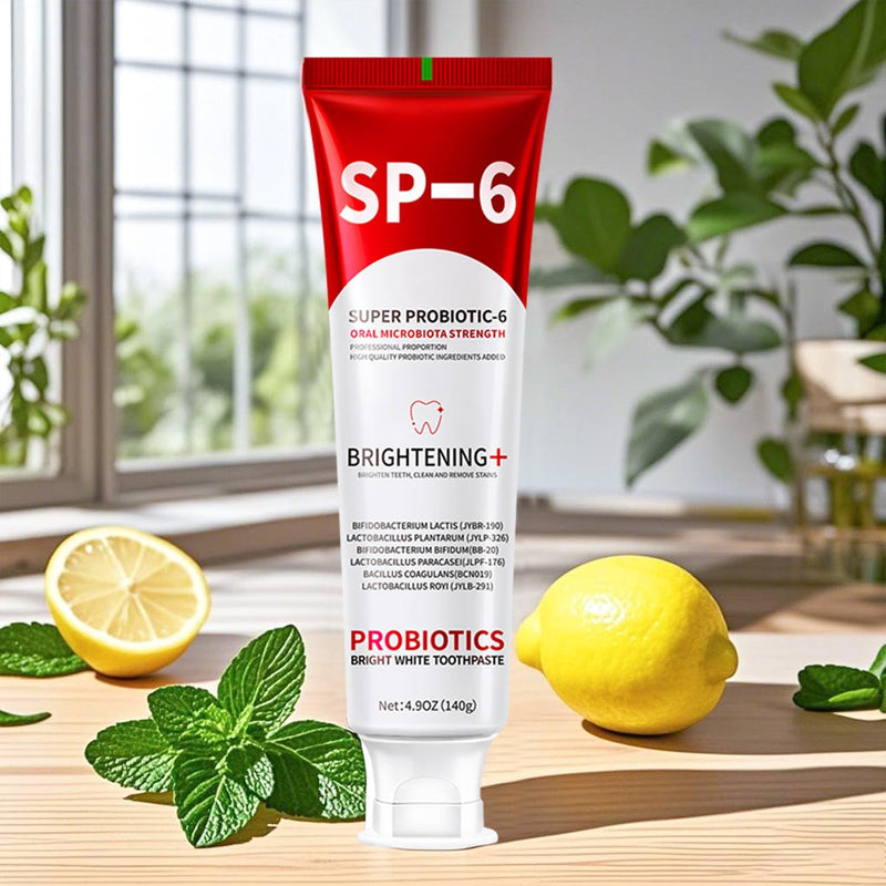 SP-6 Probiotics Whitening Toothpaste – Probiotics for Teeth Whitening & Gum Health