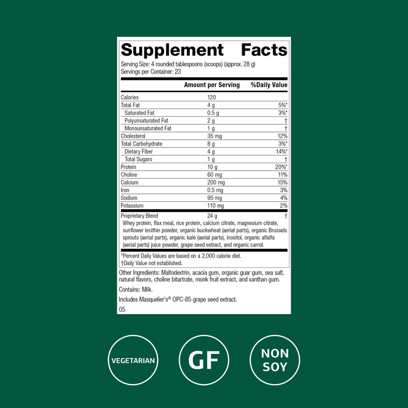 SP Complete Vanilla - Whole-Food Nutrition for Immune & Liver Support (23 oz)