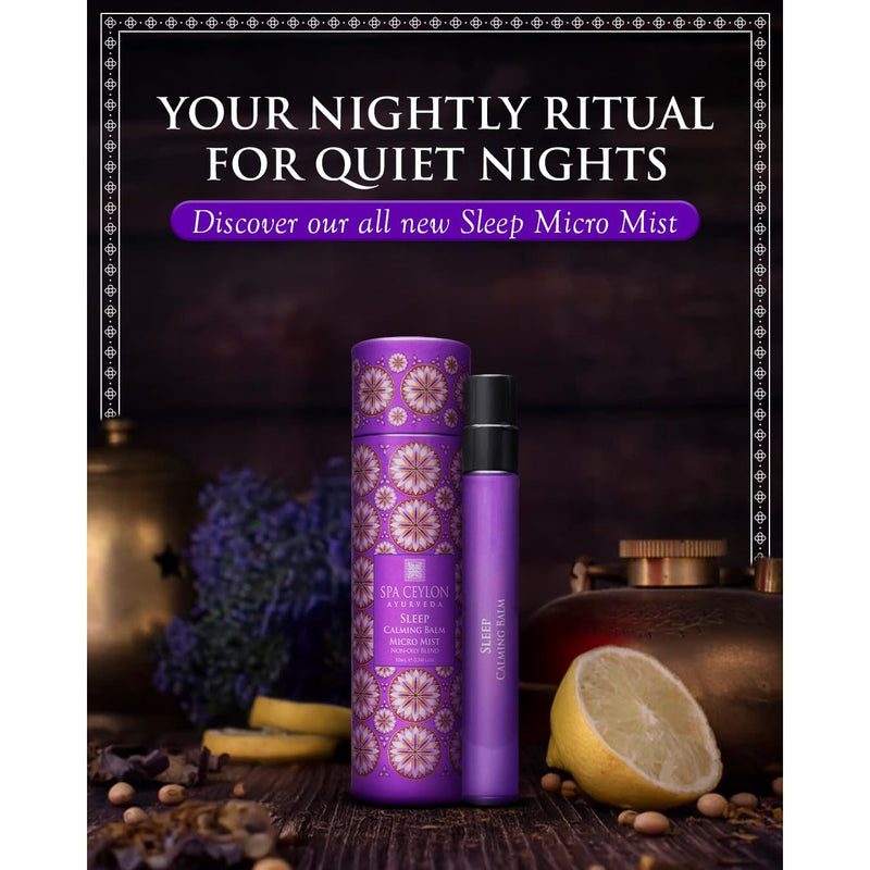 SPA CEYLON Sleep Calming Balm Micro Mist — Instant Cooling Relief | Natural & Paraben-Free