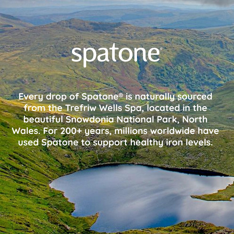 Spatone Apple Liquid Iron + Vitamin C – 2 Pack (Ages 4+), 5 mg/20 mL Sachet, Vegan