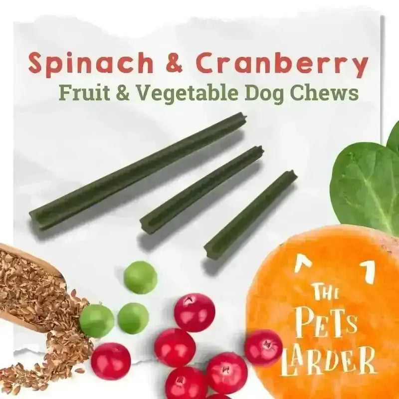 Spinach & Cranberry Chew Stick Vegetable Chew For Dogs