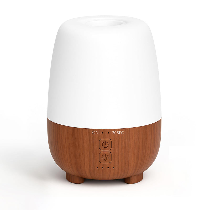 SPLITSKY 150ML Rechargeable Essential Oil Diffuser – Cordless, USB-C, 7-Color LED, 7h Run Time