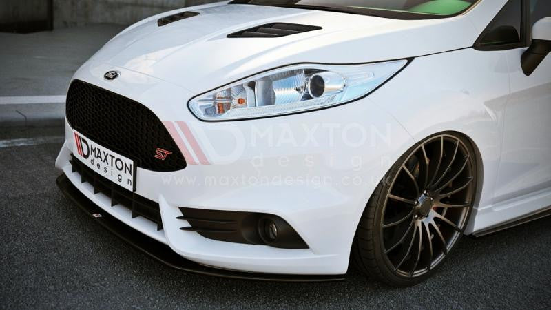 Maxton Design - FRONT SPLITTER V.2 FIESTA MK7 ST FACELIFT 2013-UP