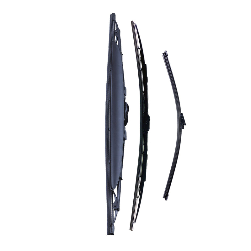 VW TRANSPORTER / CARAVELLE MPV Apr 2003 to May 2013 Wiper Blade Set - Easy Fit Video Tutorial