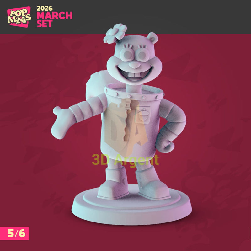 SpongeBob SquarePants Figures compatible D&D DragonLance Miniatures Pop Minis