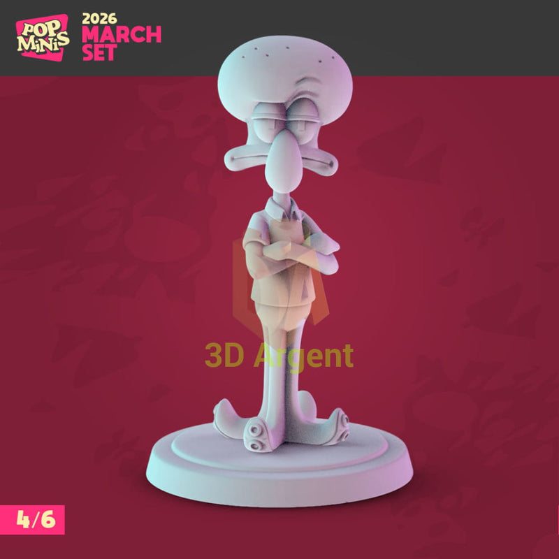 SpongeBob SquarePants Figures compatible D&D DragonLance Miniatures Pop Minis