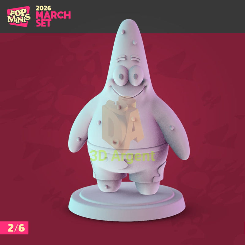 SpongeBob SquarePants Figures compatible D&D DragonLance Miniatures Pop Minis