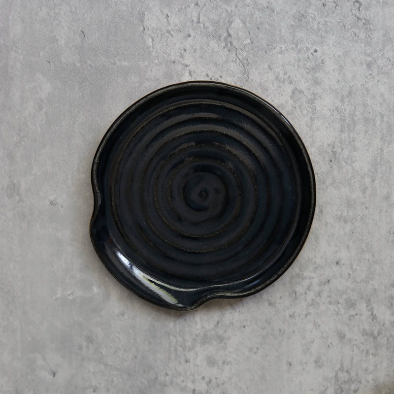 Jet Black Classic Spoon Rest