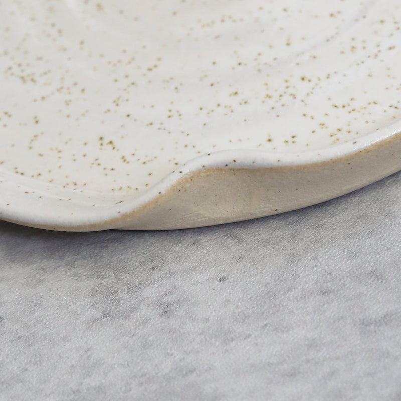 Pepper White Classic Spoon Rest