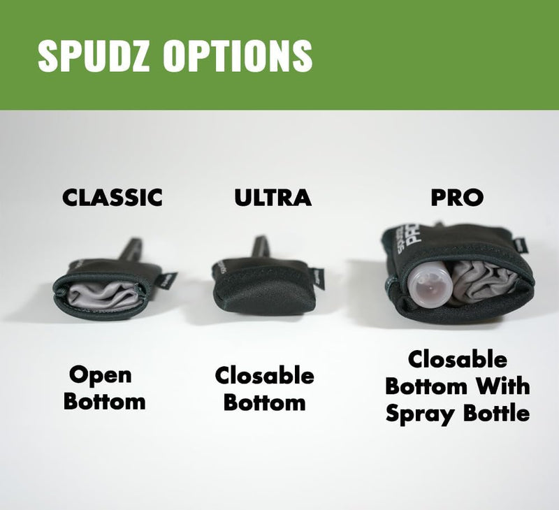 SPUDZ Classic Microfiber Lens Cleaner – Clip-On Pouch, Washable (2-Pack) | Alpine Mountain Camo 6x6 in