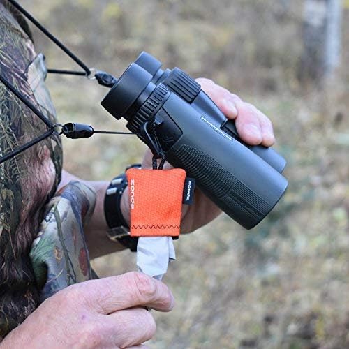 SPUDZ Ultra Microfiber Lens Cleaner – Closable Pouch, Clip-On, 6x6 in | Alpine Mountain Camo