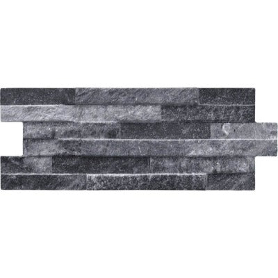 St Moritz Wall Cladding - Black 400mm x 160mm (12 per Pack - 0.77m2)
