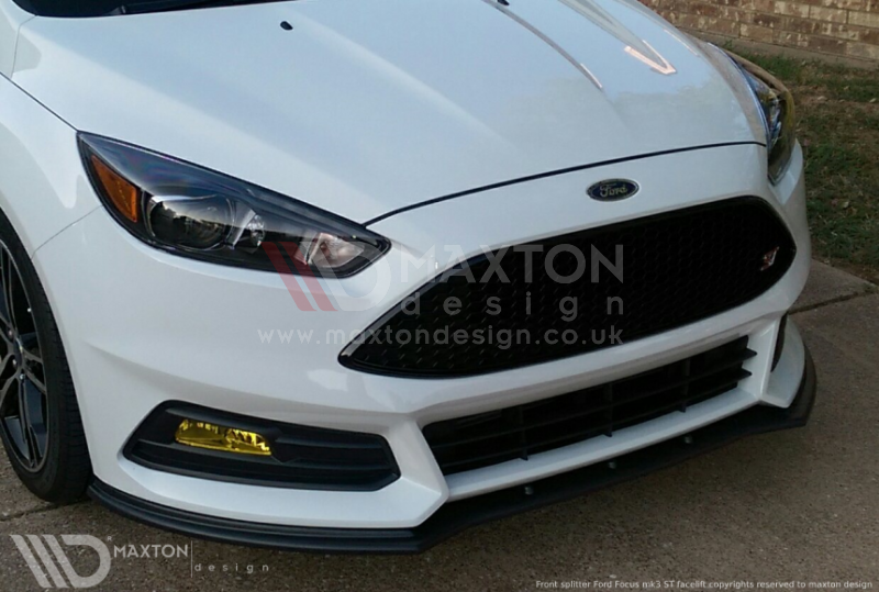 Maxton Design - FRONT SPLITTER V.1 FOCUS ST MK3 FACELIFT MODEL