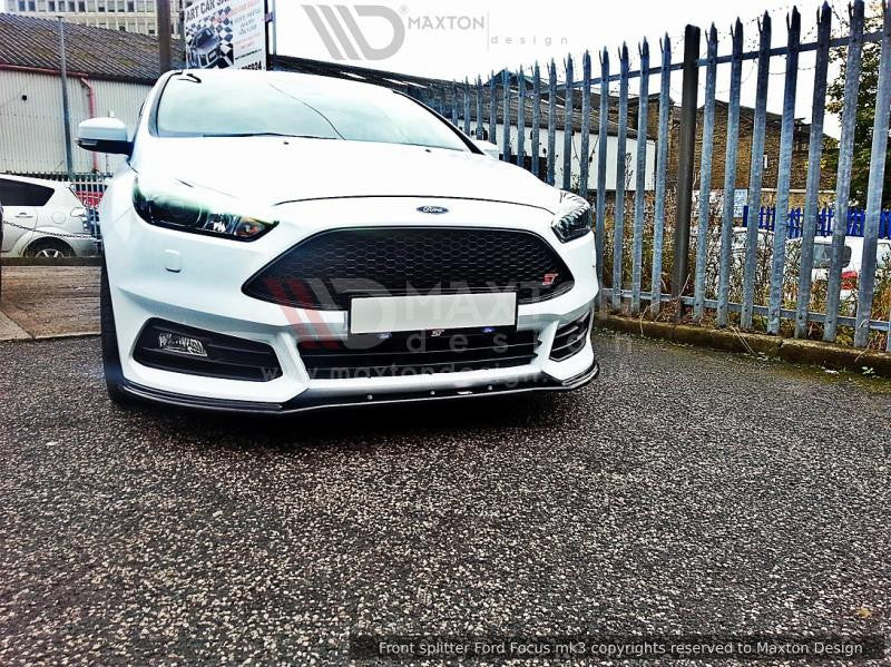 Maxton Design - FRONT SPLITTER V.1 FOCUS ST MK3 FACELIFT MODEL