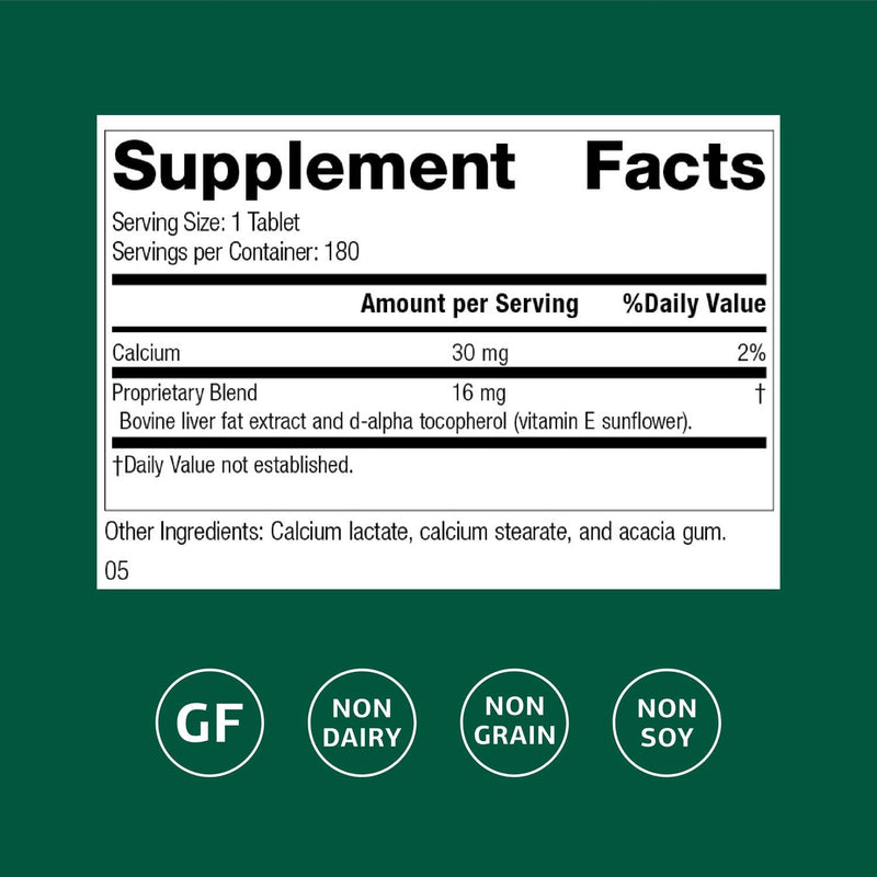 Standard Process Antronex – Liver Health Supplement | Gluten-Free, Non-Dairy, Non-Soy | 180 Tablets
