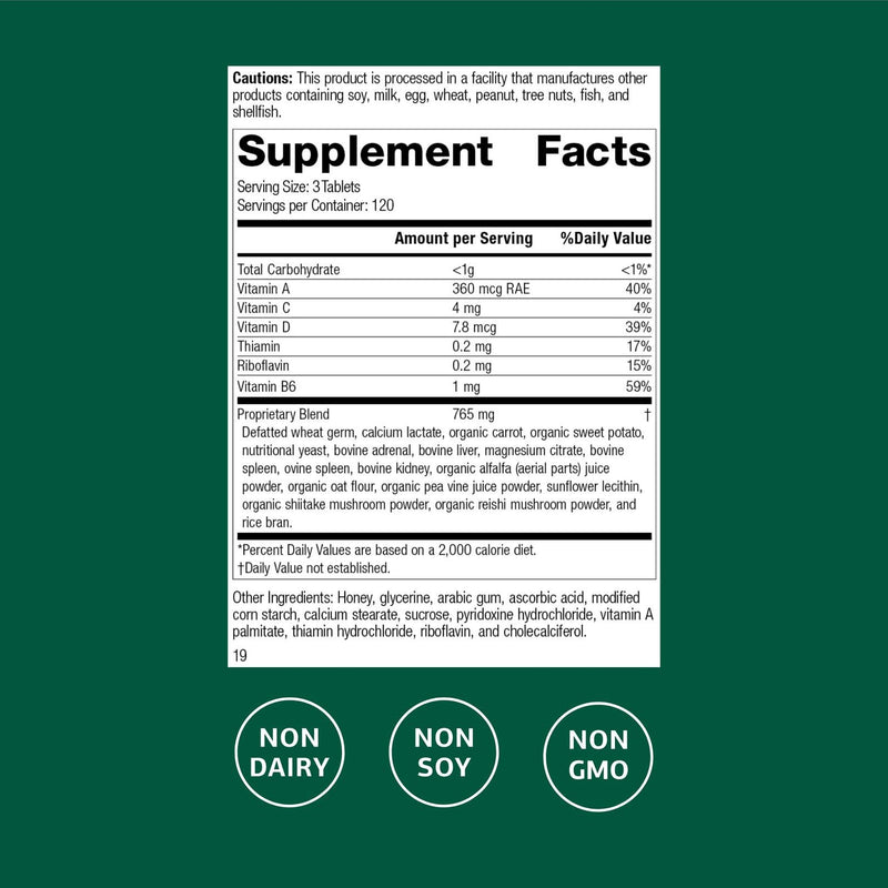 Standard Process Catalyn – General Well-Being Dietary Supplement (Non-Dairy/Non-Soy) – 360 Tablets