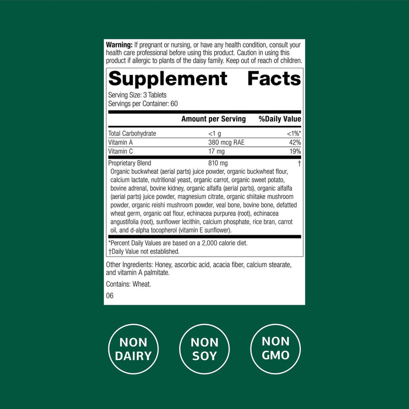 Cataplex A-C-P by Standard Process — Heart Health, Gum Health, Immune Support (180 Tablets)
