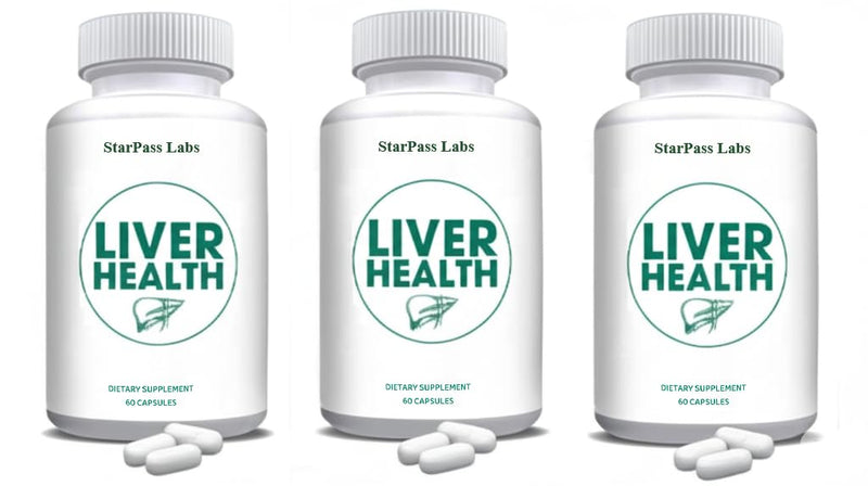 StarPass Labs Liver Health | Liver Detox & Repair Formula - 60 Caps (3 Pack)
