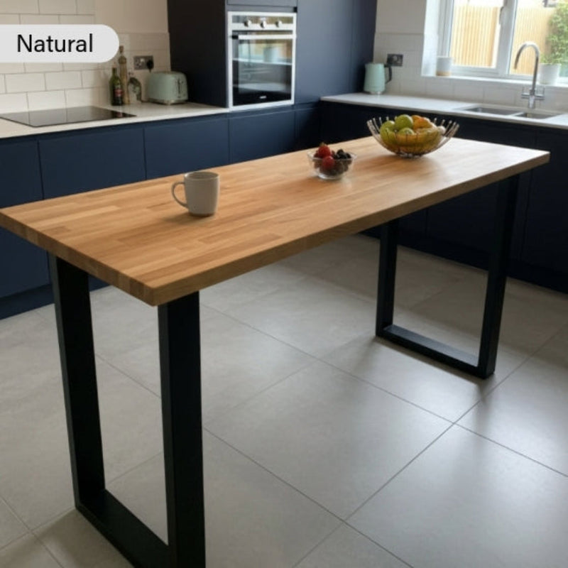 Staved Oak Breakfast Bar