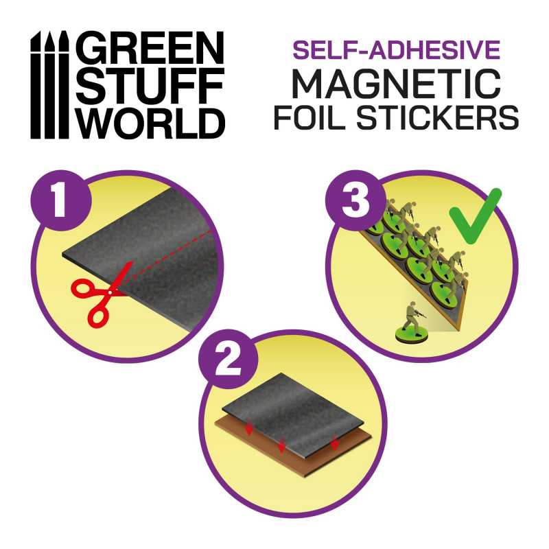 Green Stuff World Self Adhesive Steel/Rubber Sheet 0.9mm