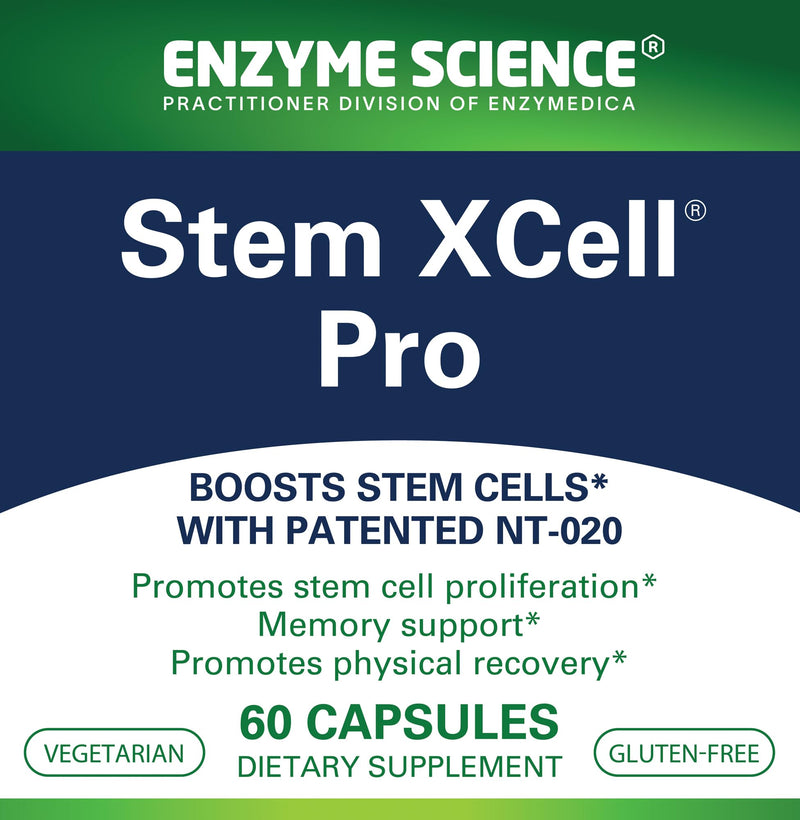 Stem XCell Pro by Enzyme Science - Antioxidant & Stem Cell Health, 60 Capsules