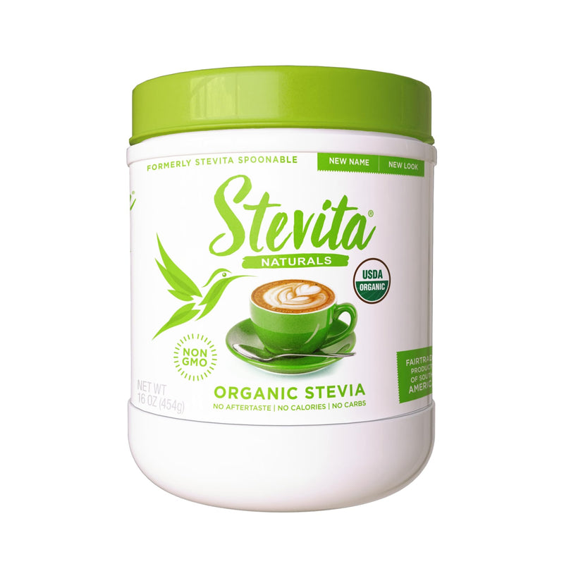 Stevita Organic Stevia – 16 oz (908 Servings) | Sugar-Free All-Natural Sweetener