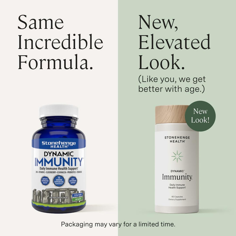 Stonehenge Health Dynamic Immunity – 10-in-1 Immune Support, 60 Capsules