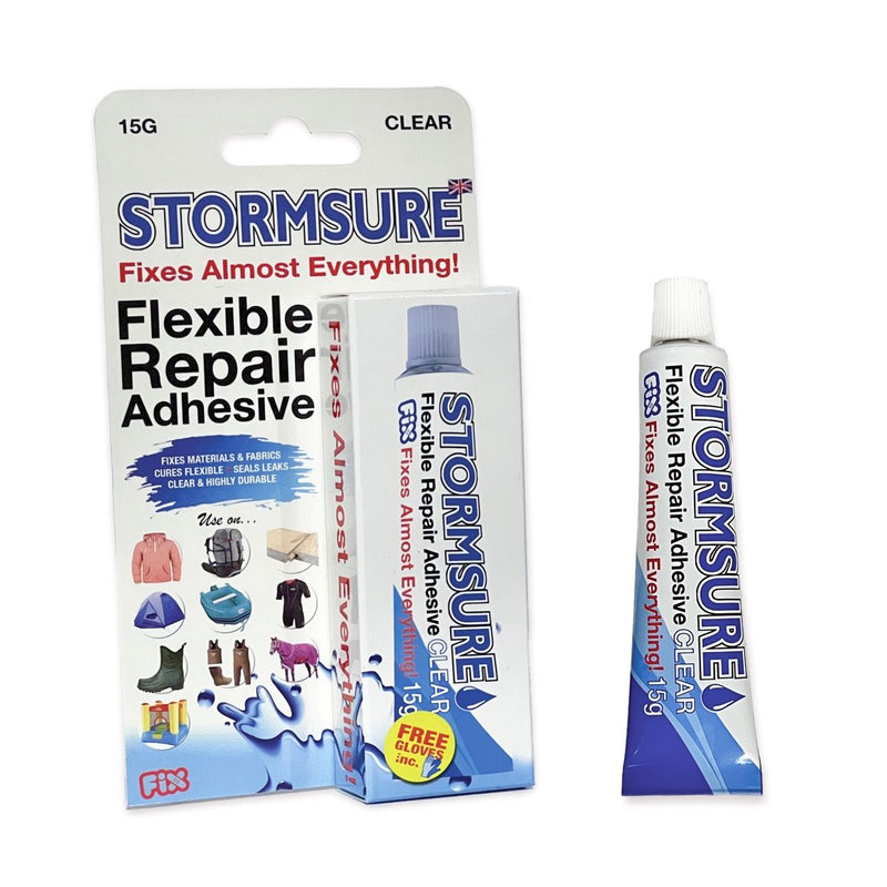 Stormsure Flexible Repair Adhesive  (Clear/ Black)