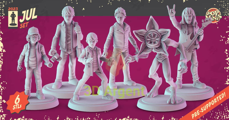 Stranger Things Figures compatible D&D DragonLance Miniatures Pop Minis