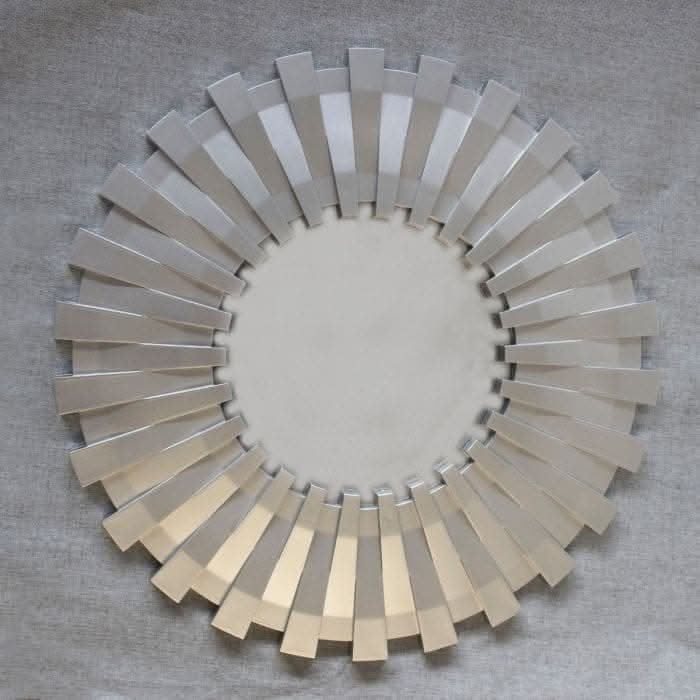 Sunburst Wall Mirror Silver