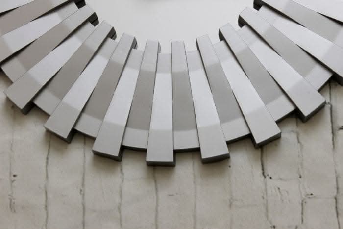 Sunburst Wall Mirror Silver