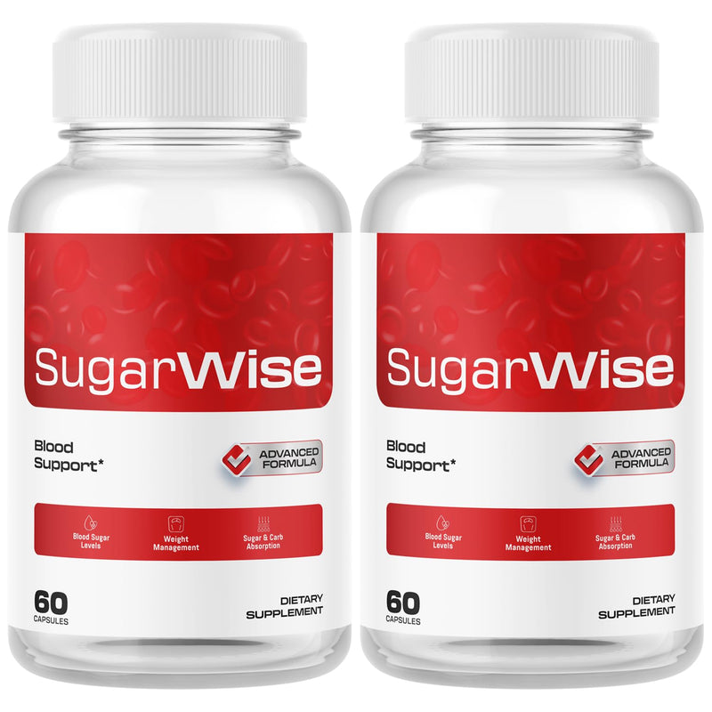 SugarWise 2-Pack Capsules - Official Support Pills & Premium Formula