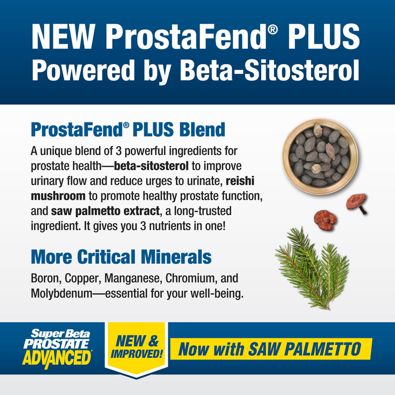 SUPER BETA PROSTATE Advanced with Saw Palmetto – Prostate & Urinary Support (120 ct)
