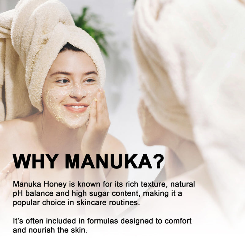 Super Natural Goods Manuka Honey Cream (8oz) – Hydrating Body Lotion for All Skin Types | Real Manuka Honey, Aloe Vera & Cocoa Butter