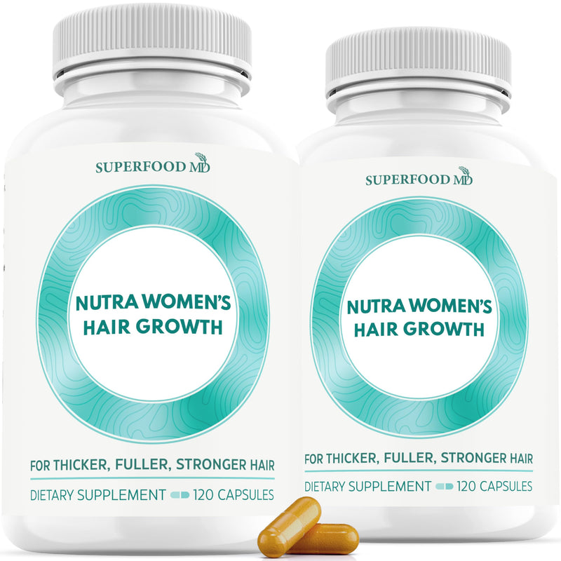 Superfood MD Women’s Balance Hair Growth – 2 Month Soy-Free Formula for 45+