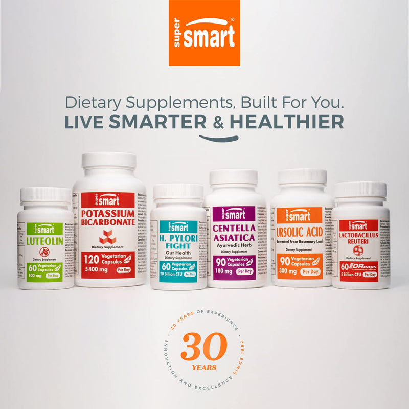 Damiana Extract 750mg per Day – Supersmart (Turnera Herb) | Non-GMO & Gluten Free | 90 Vegetarian Capsules