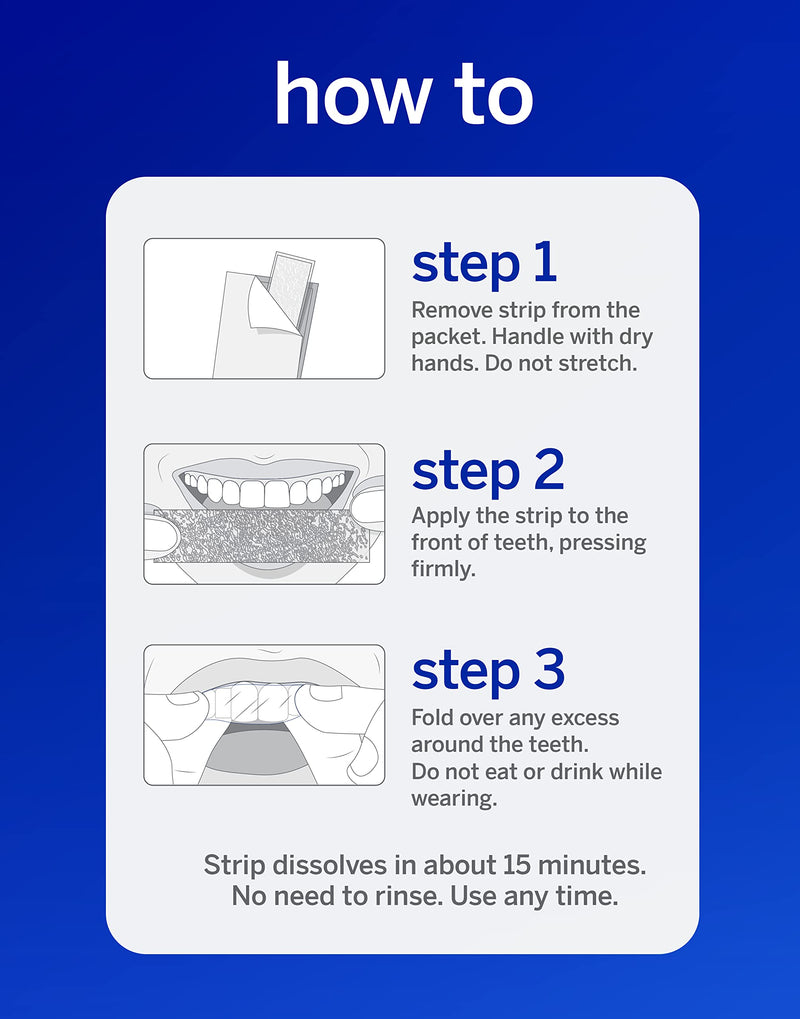 Whitening Strips by Supersmile – Superstrips for Sensitive Teeth, Enamel Safe