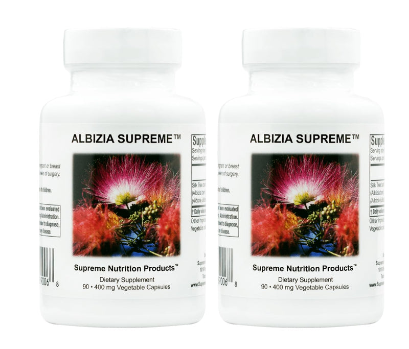 Supreme Nutrition Albizia Supreme – 2 x 90 Vegetarian Silk Tree Bark Capsules
