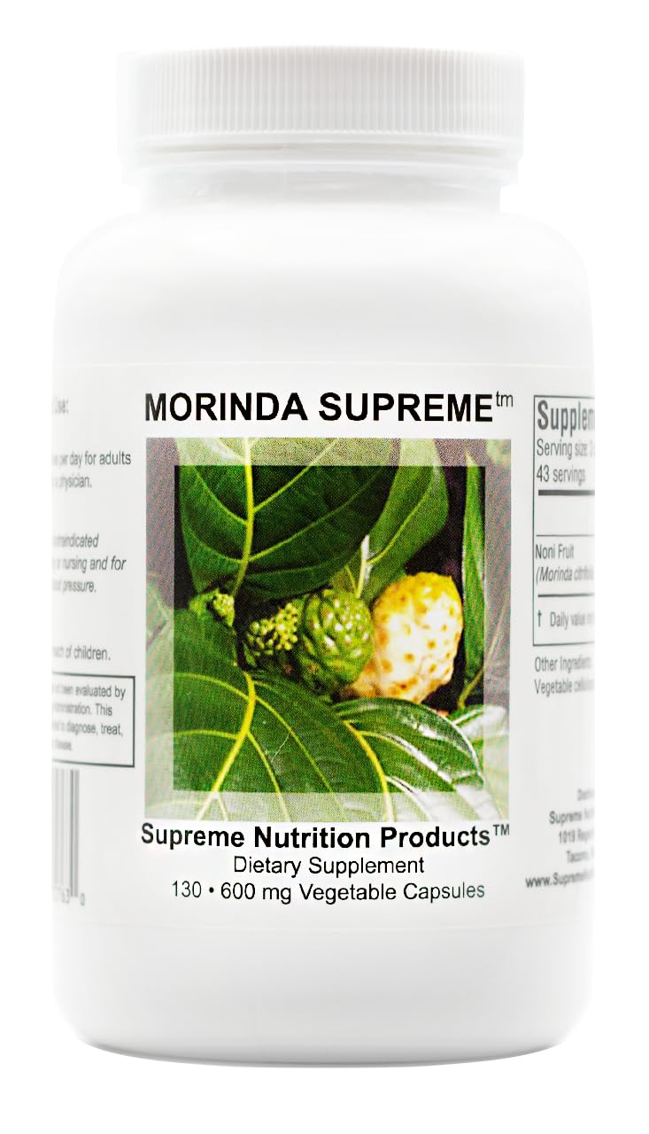 Supreme Nutrition Morinda Supreme Noni Capsules - 130 Count