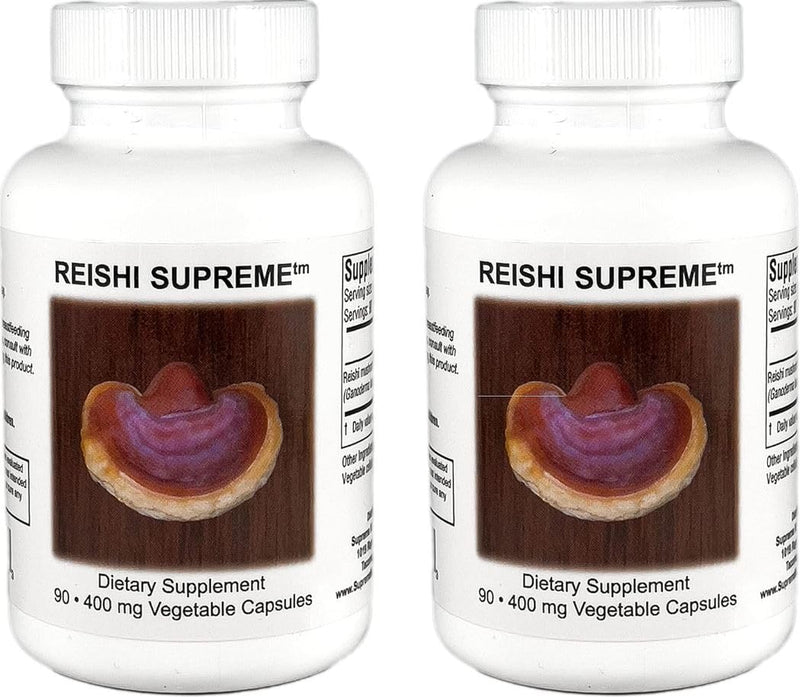 Supreme Nutrition Reishi Supreme – 90 Pure Capsules (Pack of 2) | Lab-Tested, GMP